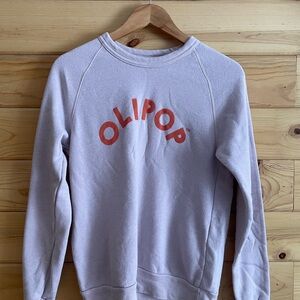 Lavender Sweatshirt with Logo